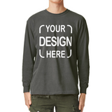 Custom Comfort Colors® Long Sleeve T-Shirt 6014 with Full-Color DTF Print