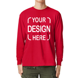 Custom Comfort Colors® Long Sleeve T-Shirt 6014 with Full-Color DTF Print