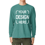 Custom Comfort Colors® Long Sleeve T-Shirt 6014 with Full-Color DTF Print