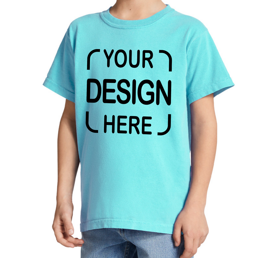 Custom Comfort Colors Youth T-Shirt 9018  – Garment-Dyed DTF Print