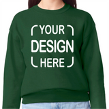 Custom Gildan® 18000B Youth Crewneck Sweatshirt with Full-Color DTF Print