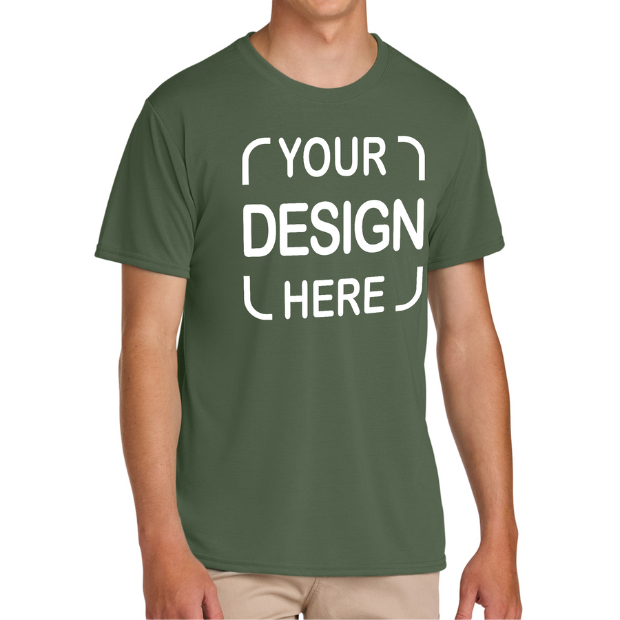Custom Gildan® Performance® Adult T-Shirt 42000 with Full-Color DTF Print