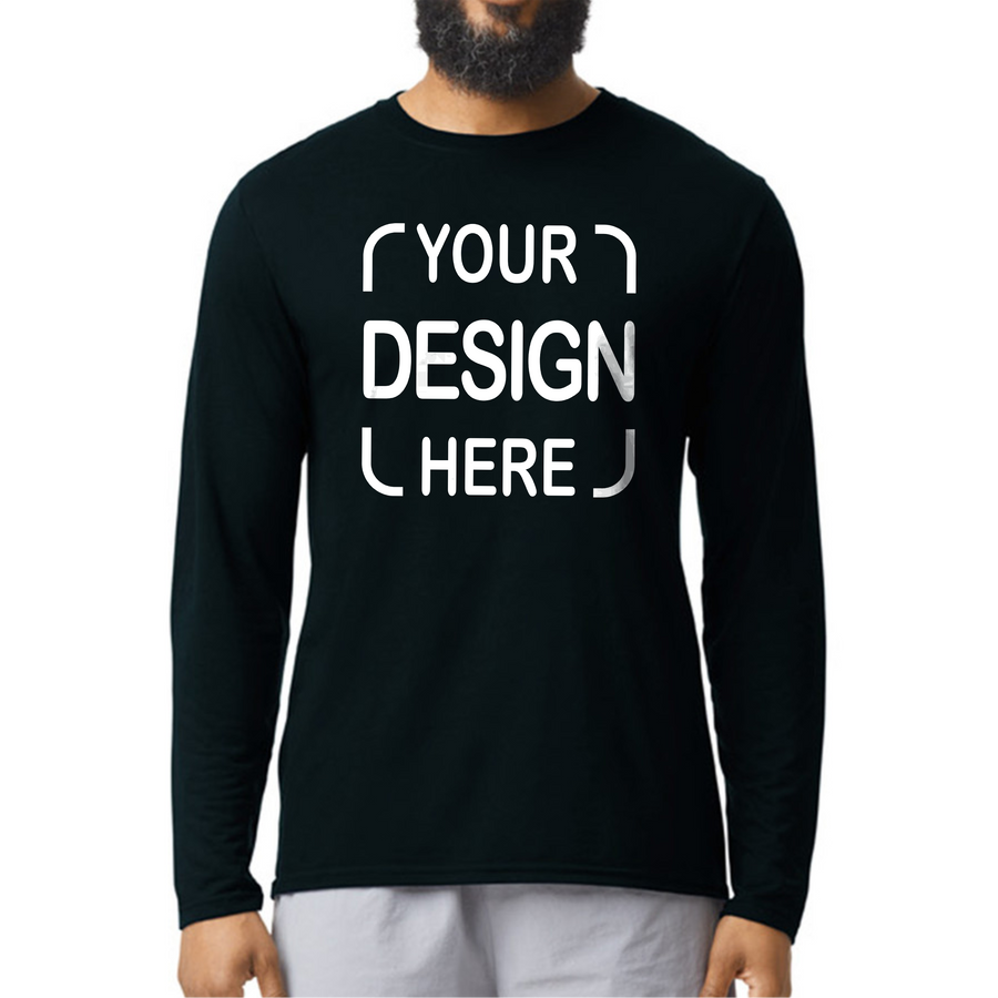 Custom Gildan® Performance Long Sleeve T-Shirt 42400 with Full-Color DTF Print