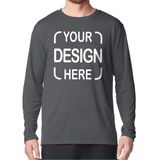 Custom Gildan® Performance Long Sleeve T-Shirt 42400 with Full-Color DTF Print