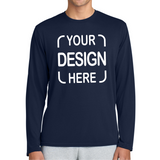 Custom Gildan® Performance Long Sleeve T-Shirt 42400 with Full-Color DTF Print