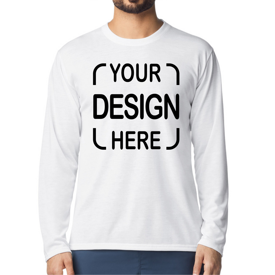 Custom Gildan® Performance Long Sleeve T-Shirt 42400 with Full-Color DTF Print