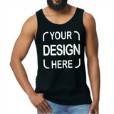 Custom Gildan® Unisex Tank Top 64200 with Full-Color DTF Print