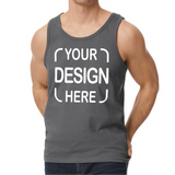 Custom Gildan® Unisex Tank Top 64200 with Full-Color DTF Print