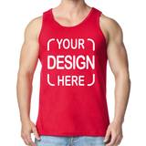Custom Gildan® Unisex Tank Top 64200 with Full-Color DTF Print