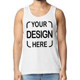 Custom Gildan® Unisex Tank Top 64200 with Full-Color DTF Print