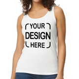 Custom Gildan® Women's Tank Top 64200L with Full-Color DTF Print