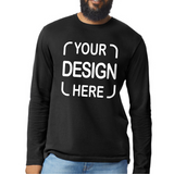 Custom Gildan Long Sleeve T-Shirt 64400 Softstyle with Full-Color Print