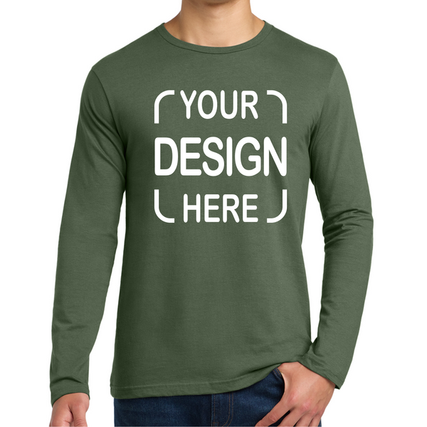 Custom Gildan Long Sleeve T-Shirt 64400 Softstyle with Full-Color Print