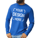 Custom Gildan Long Sleeve T-Shirt 64400 Softstyle with Full-Color Print