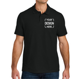 Custom Gildan Unisex Pique Polo 64800 with Full Color DTF Print