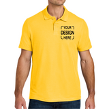Custom Gildan Unisex Pique Polo 64800 with Full Color DTF Print