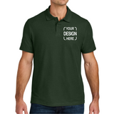 Custom Gildan Unisex Pique Polo 64800 with Full Color DTF Print