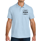 Custom Gildan Unisex Pique Polo 64800 with Full Color DTF Print