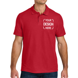 Custom Gildan Unisex Pique Polo 64800 with Full Color DTF Print