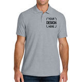 Custom Gildan Unisex Pique Polo 64800 with Full Color DTF Print