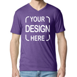 Custom Gildan® Adult V-Neck T-Shirt 64V00 with Full Color DTF Print
