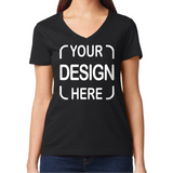 Custom Gildan® Women's V-Neck T-Shirt 64V00L with Full-Color DTF Print