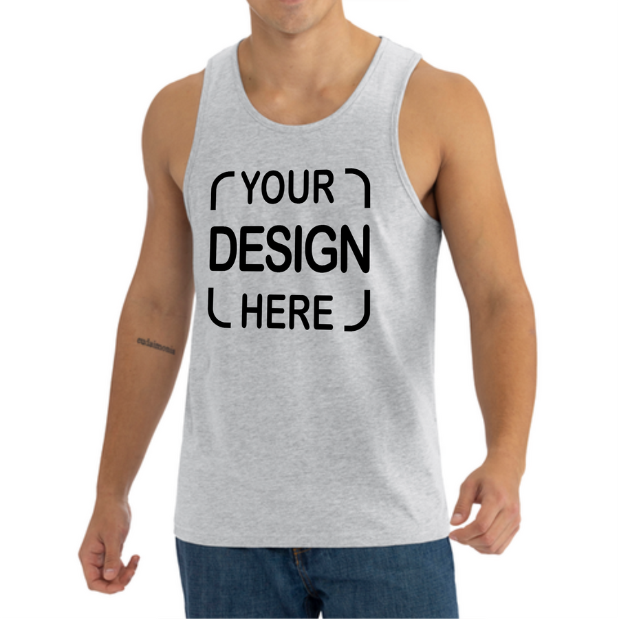 Custom Next Level® Unisex Tank Top 3633 with Full-Color DTF Print