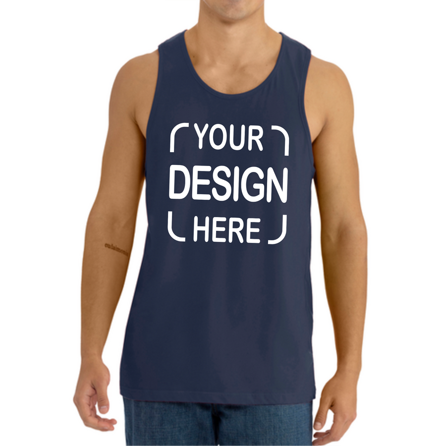 Custom Next Level® Unisex Tank Top 3633 with Full-Color DTF Print