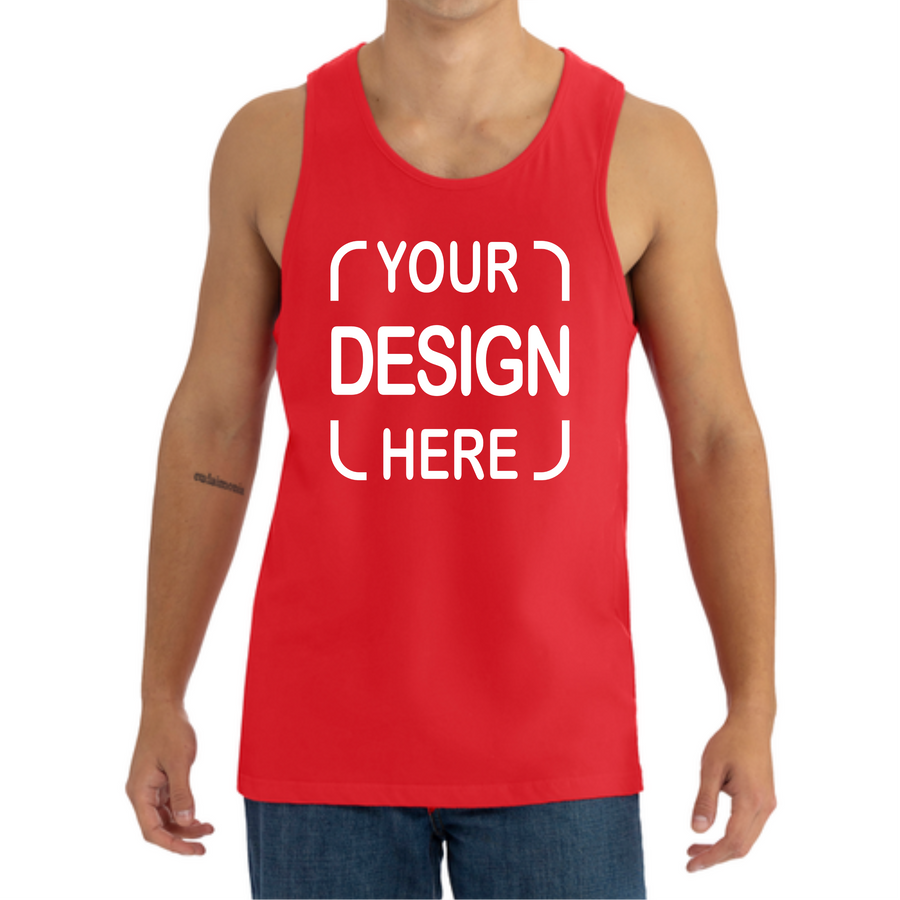 Custom Next Level® Unisex Tank Top 3633 with Full-Color DTF Print