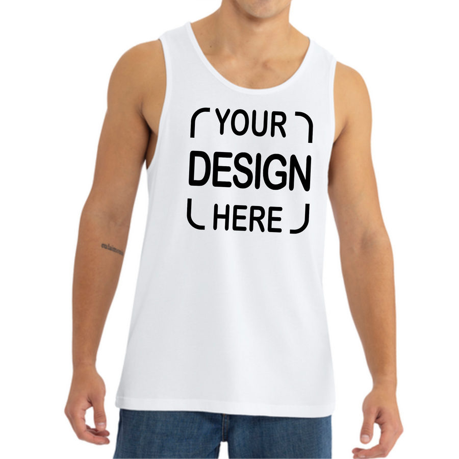 Custom Next Level® Unisex Tank Top 3633 with Full-Color DTF Print