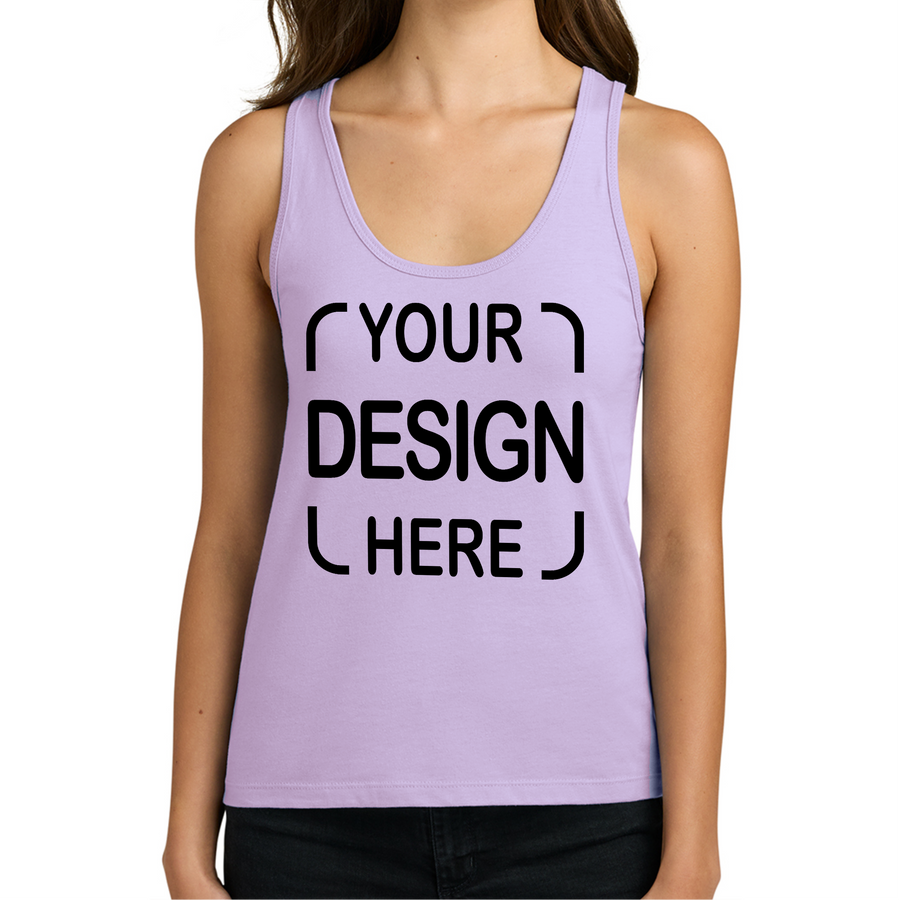 Custom Next Level® Women's Tank Top 3933 with Full-Color DTF Print