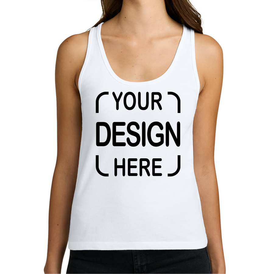 Custom Next Level® Women's Tank Top 3933 with Full-Color DTF Print