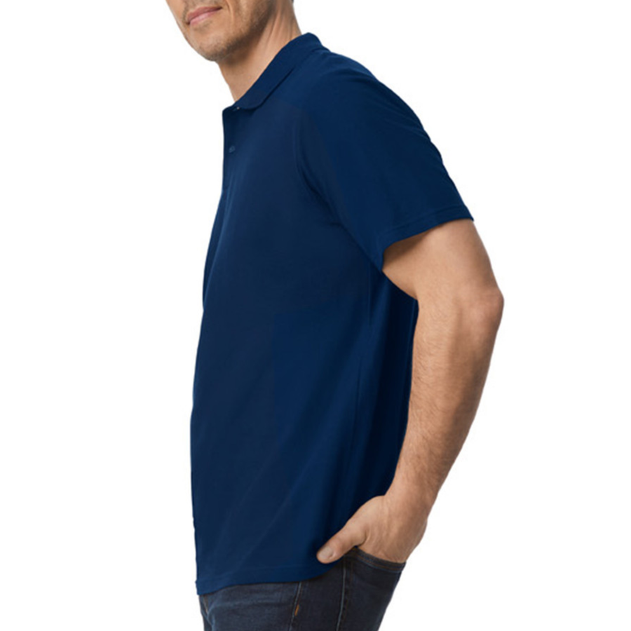 Custom Gildan Unisex Pique Polo 64800 with Full Color DTF Print