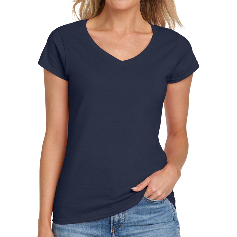 Gildan® Softstyle Women's V-Neck T-Shirt 64V00L