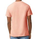 Custom Gildan® Softstyle Adult T-Shirt 64000 & 64000CVC with Full-Color DTF Print