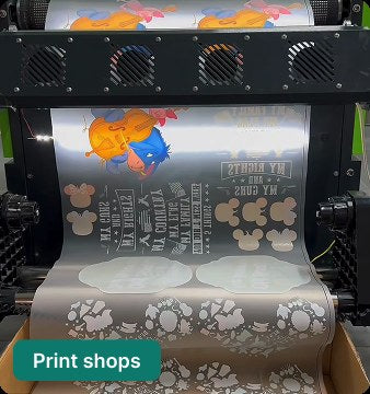 Custom apparel print sample