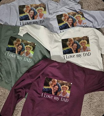 Custom apparel print sample