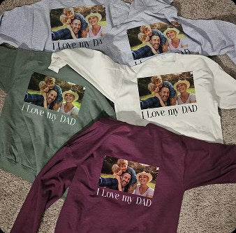 Custom apparel print sample